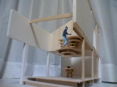想芸館 浮遊FACTORY代表室模型